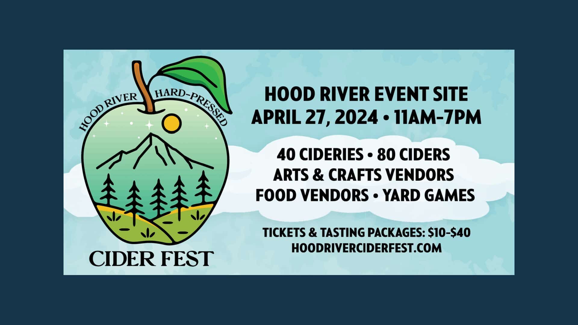 Details to 2024 Hood River Cider Fest