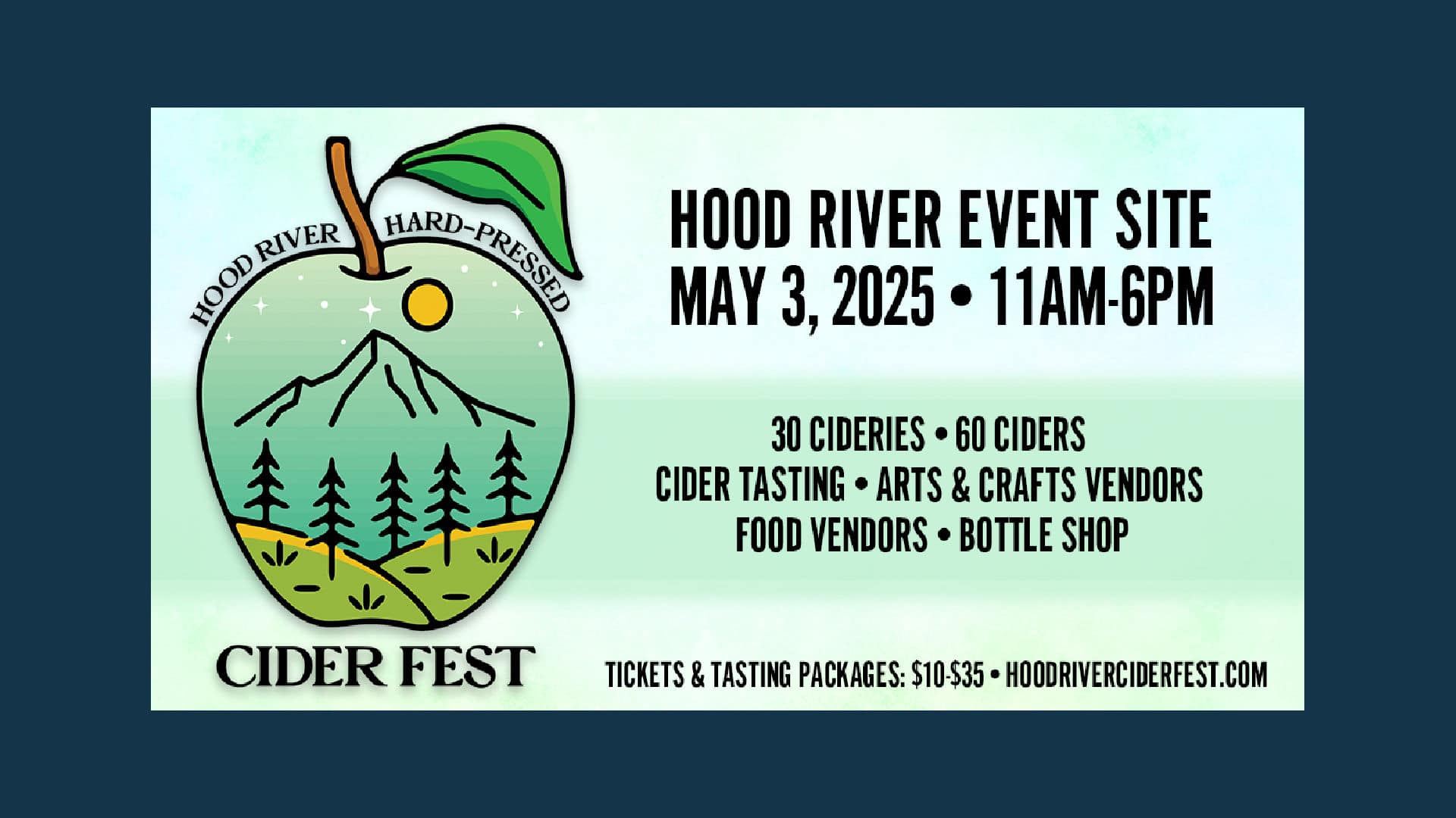 Details to 2025 Hood River Cider Fest