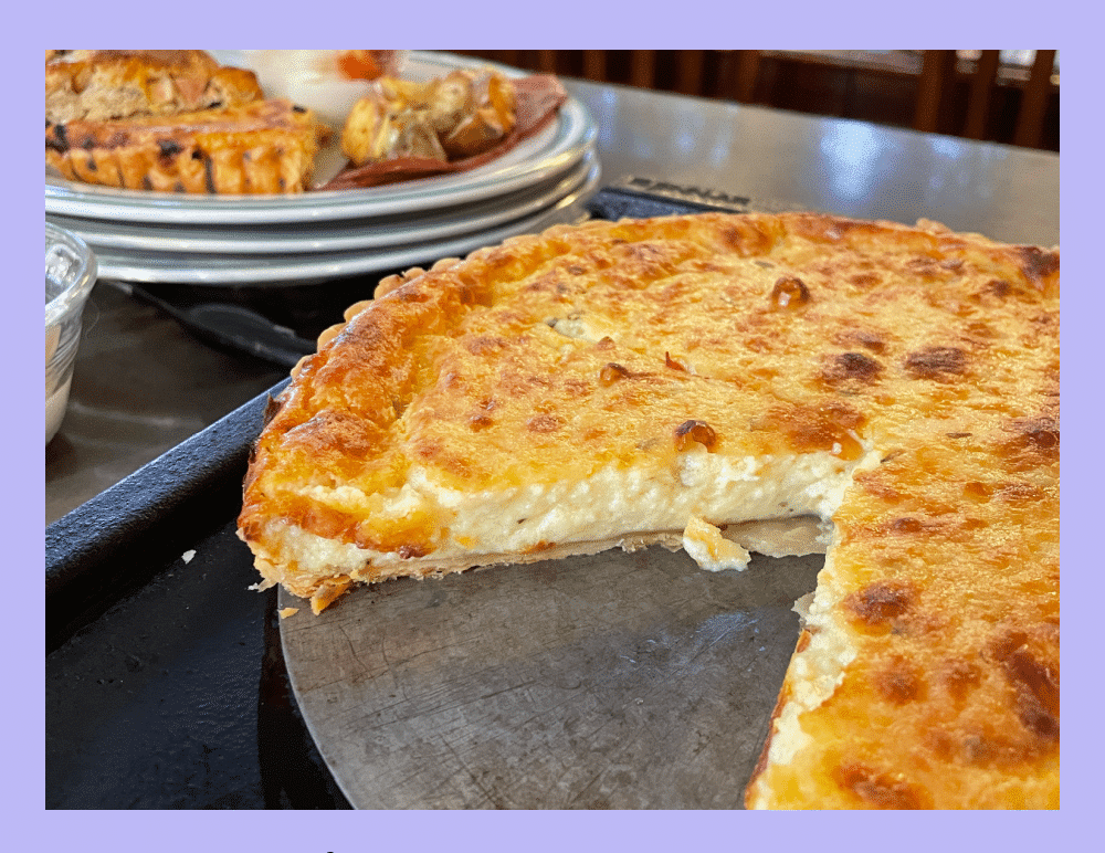 Lavender Cheddar Tart