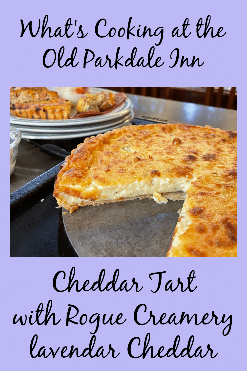 Lavender Cheddar Tart