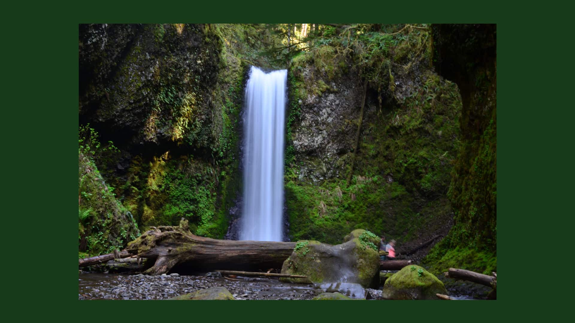 Weisendanger Falls in the Columbia River Gorge